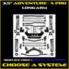 JLU 3.5" Adventure - X PRO Long-Arm System