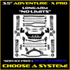 JLU 3.5" Adventure - X PRO "No-Limits" Long-Arm System