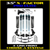 Rock Krawler 3.5" X-Factor Elite Pro System W/ Billet Aluminum Arms - 2011-2016 - F250/F350