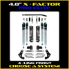 Rock Krawler 4.0" X-Factor Elite Pro System W/ Billet Aluminum Arms - 2011-2016 - F450 (Diesel)