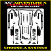 Rock Krawler 3.5" Adventure - X COILOVER "No Limits" Mid-Arm Suspension System for Jeep Wrangler JLU (Gas Models)