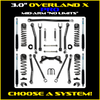 Rock Krawler 3.0" Overland X PRO "No Limits" Mid-Arm Suspension System for Jeep Gladiator JT (Gas Models)