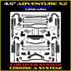 Rock Krawler 4.5" Adventure X2 PRO ELITE COILOVER Long-Arm Suspension System For Jeep Wrangler JK
