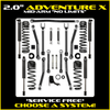 Rock Krawler  2.0" Adventure - X "No-Limits" Mid-Arm System for Jeep Gladiator JT (Gas Models)