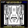Rock Krawler 3.0" Adventure - X  PRO "No-Limits"  Mid-Arm System  for Jeep Gladiator JT (Gas Models)