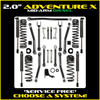 Rock Krawler 2.0" Adventure - X Mid-Arm System for Jeep Gladiator JT (Diesel Models)