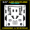 Rock Krawler 3.5" Adventure Suspension System (Rear Air Ride) For Ram 3500 HD - 2013-Pres. (Gas)