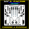 Rock Krawler 3.5" X-Factor PRO ELITE (Rear Air-Ride) Suspension System For Ram 2500 HD 4x4 2014-Pres. (Gas)