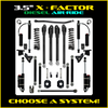 Rock Krawler 3.5" X-Factor (Rear Air-Ride) Suspension System For Ram 2500 HD 4x4 2014-Pres. (Diesel)