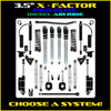 Rock Krawler 3.5" X-Factor PRO ELITE (Rear Air-Ride) Suspension System For Ram 2500 HD 4x4 2014-Pres. (Diesel)
