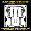 Rock Krawler 2.5" Drive Right Mid-Arm Suspension System for Jeep Wrangler JLU (392 Models)