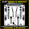 Rock Krawler 2.0" Drive Right Mid-Arm Suspension System for Jeep Gladiator JT (Diesel Models)