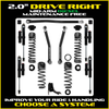 Rock Krawler 2.0" Drive Right Mid-Arm Suspension System for Jeep Gladiator JT (Diesel Models)