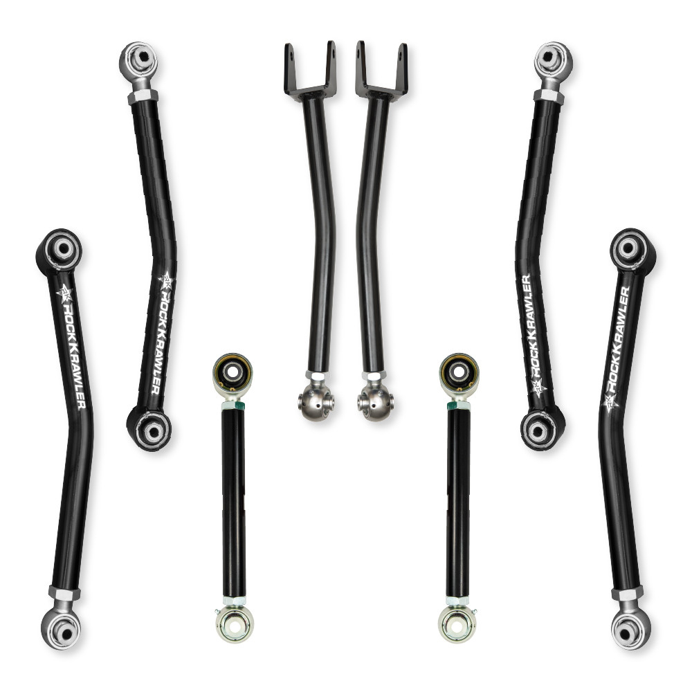 JLラングラー rock jock リアアッパーアーム Rock Krawler X Factor Arm Package For Jeep JL/JLU (RK07283)