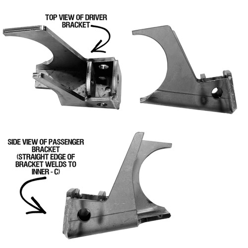 Rock Krawler Ultimate Dana 60 Specific Front Lower Coilover Mounts