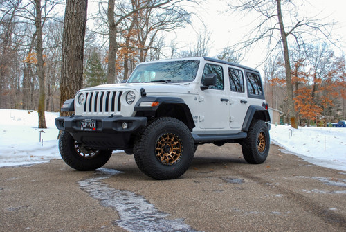 Rock Krawler 2.5" Adventure Mid-Arm Suspension System for Jeep Wrangler JLU (Gas Models) Tire: 35x11.5x17 -12mm offset