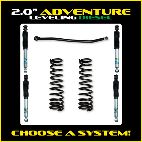 Rock Krawler 2.0" Adventure Leveling System For Ram 2500 HD 4x4 2014-2018