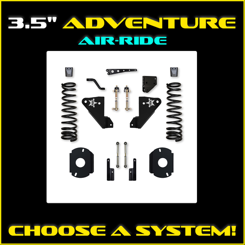 3.5" Adventure Series Suspension System -2500HD W/ AIR RIDE