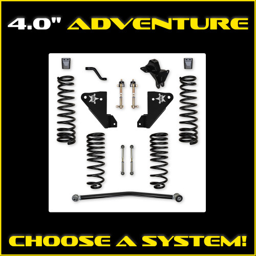 4.0" Adventure Series Suspension System -RAM 2500 HD