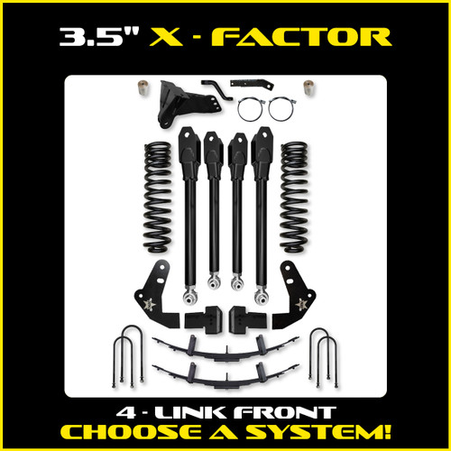 Rock Krawler 3.5" X-Factor Suspension System - 2011-2016 - F250/350