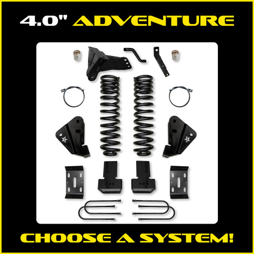 Rock Krawler 4.0" Adventure Suspension System - 2017-2022 - F250/F350 (Diesel)