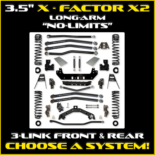 JL 3.5" X - Factor X2 "No-Limits" Long-Arm System