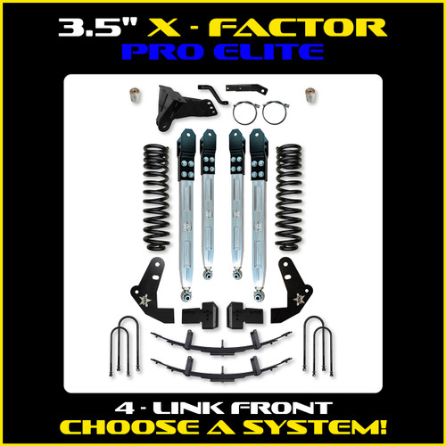 Rock Krawler 3.5" X-Factor Elite Pro System W/ Billet Aluminum Arms - 2011-2016 - F250/F350