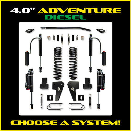 Rock Krawler 4.0" Adventure Suspension System - 2023-PRES. - F450 (Diesel)