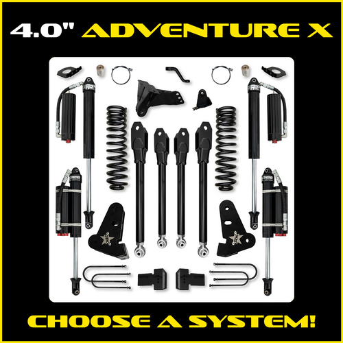 Rock Krawler 4.0" Adventure X Suspension System - 2017-2022 - F250/350 (GAS)