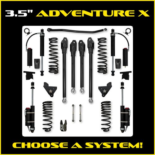 Rock Krawler 3.5" Adventure X Suspension System For Ram 2500 HD 4x4 2014-Pres. (Gas)