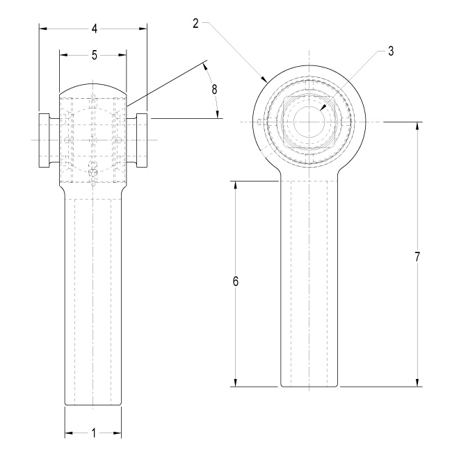 Krawler Joint - 3/4 Shank - Rock Krawler Suspension