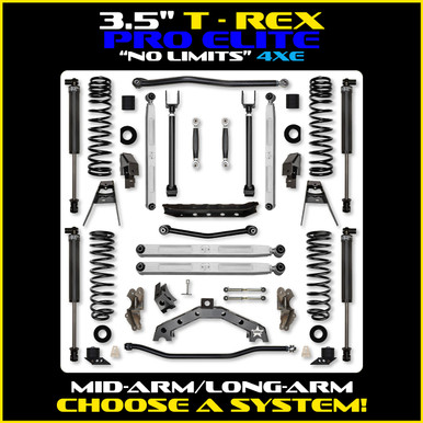 3.5 Inch T-REX Suspension System for Jeep Wrangler JL Gas Models Rock Krawler main image 0