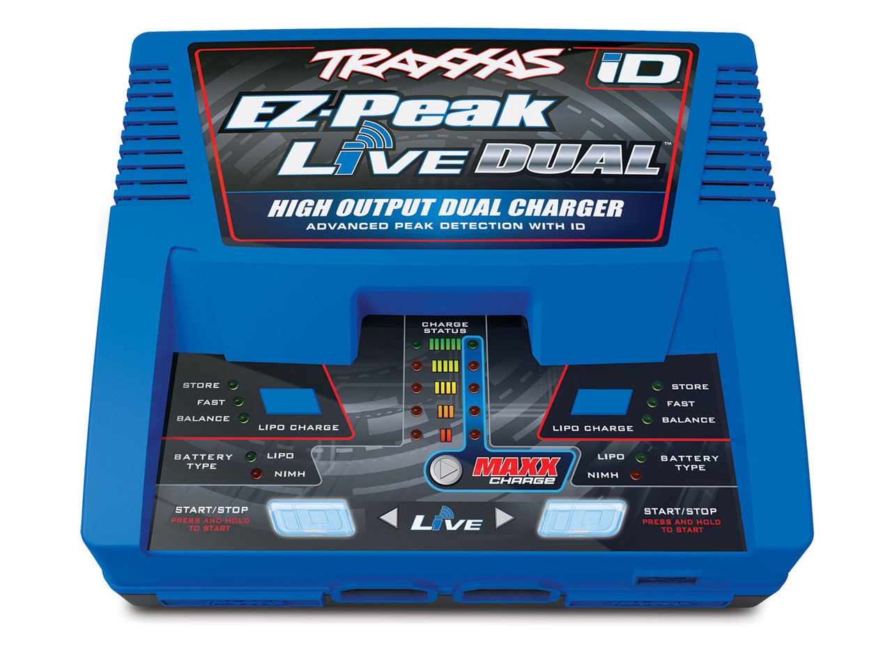 Traxxas 2973A EZ-Peak Live Dual 26 amp NiMH/LiPo Fast Charger