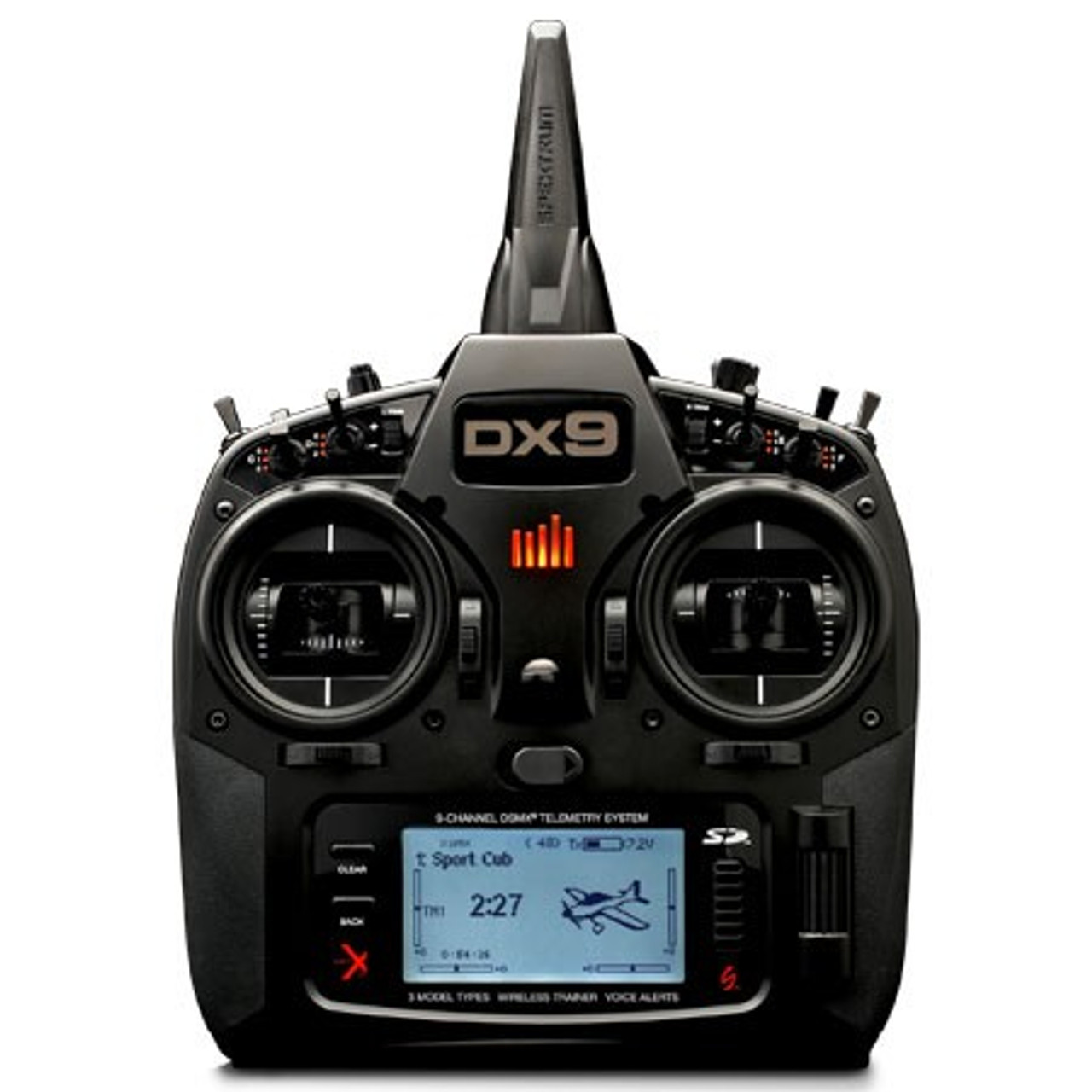 Spektrum DX9 Black Edition w/ AR9020 Receiver Mode 1