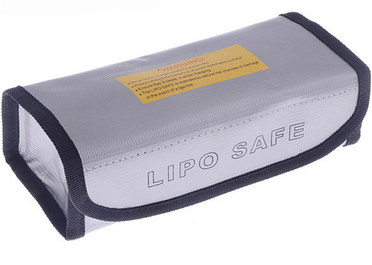 LiPo Safe Charging / Storage Bag 2 Cell Silver