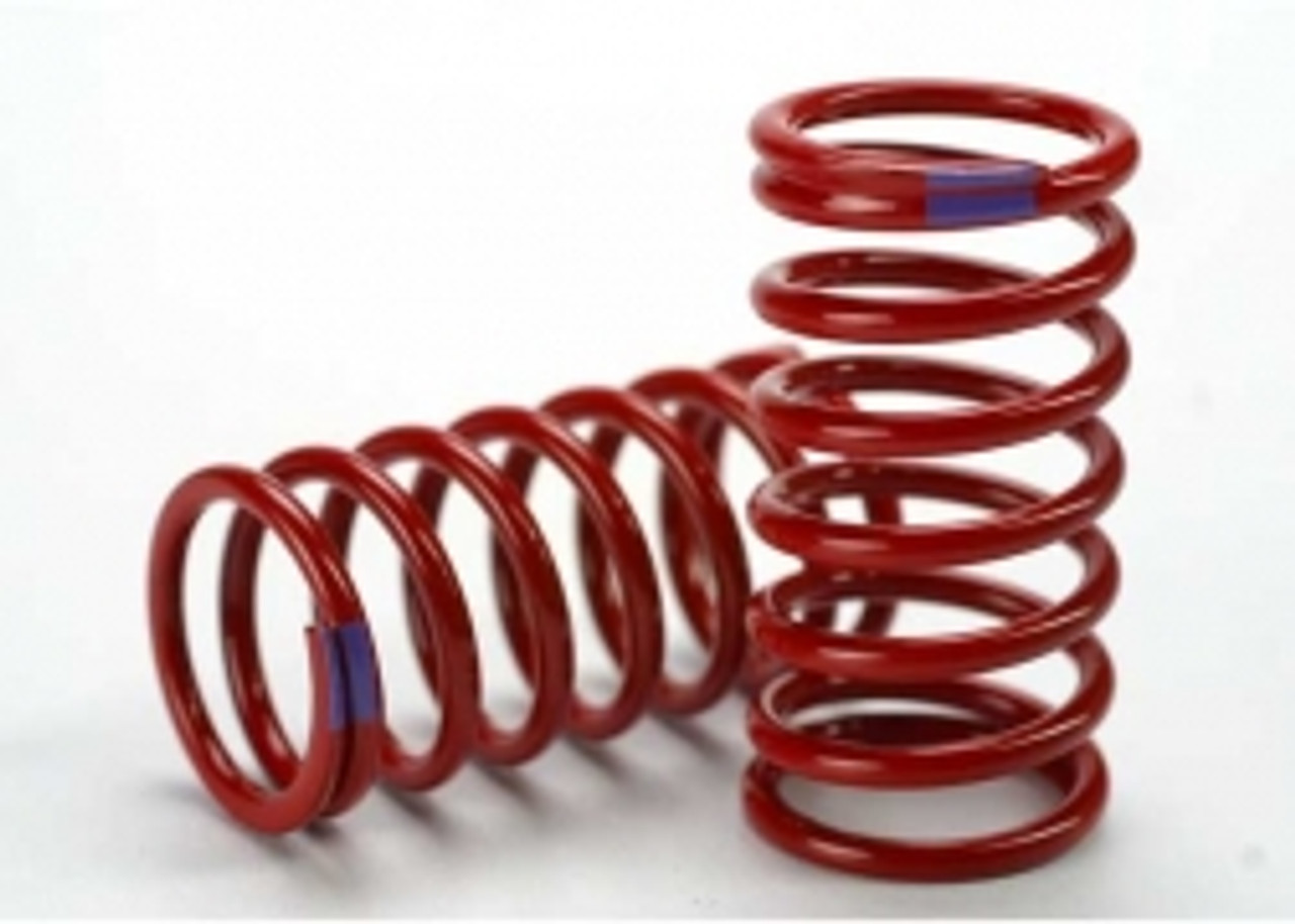 Traxxas 5445 Spring, shock (red) (GTR) (6.4 rate purple) (1 pair)