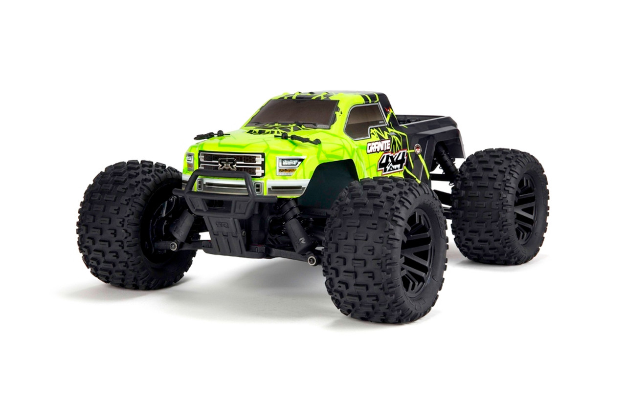 ARRMA GRANITE 4X4 MONSTER TRUCK, GREEN/BLACK WITH BATTERY & CHARGER