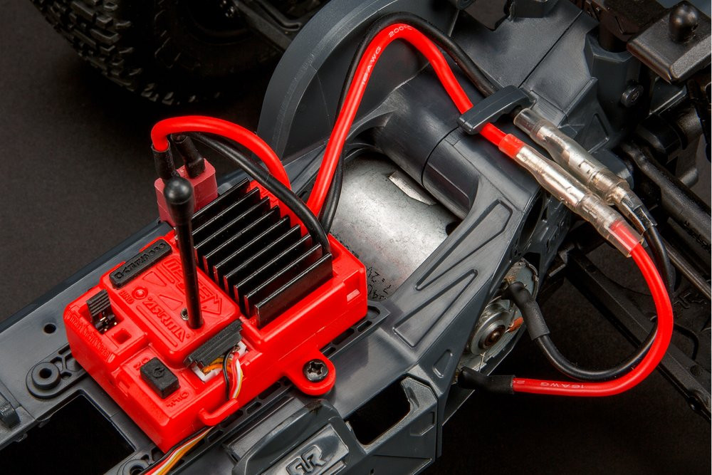 ARRMA GRANITE VOLTAGE 2WD MONSTER TRUCK, RED/BLACK WITH BATTERY & CHARGER