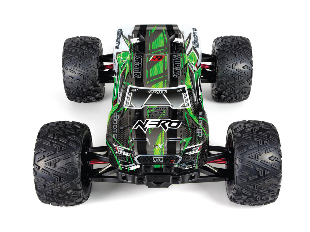 ARRMA NERO BLX 4WD MONSTER TRUCK - DIFF BRAIN OPTIONAL (GREEN)