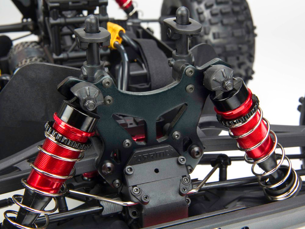 ARRMA OUTCAST 4WD STUNT TRUCK, 6S BLX (SILVER)