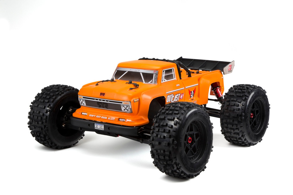 ARRMA OUTCAST 4WD STUNT TRUCK, 6S BLX (ORANGE)