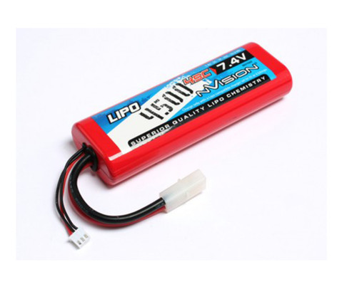 nVision 7.4V 2s 4500mah 45C LiPO w/ Tamiya Plug