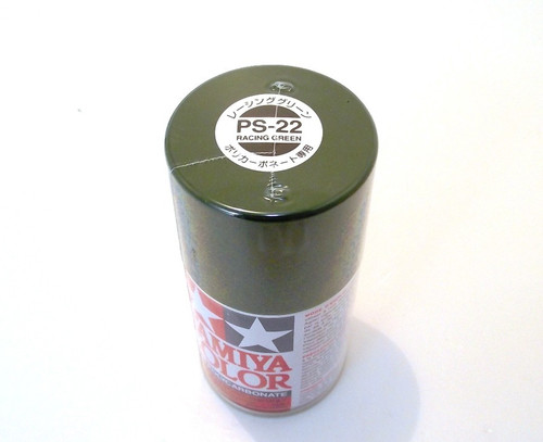 Tamiya Polycarbonate 100ml Spray - Racing Green