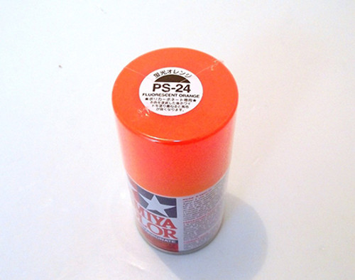 Tamiya Polycarbonate 100ml Spray - Fluorescent Orange