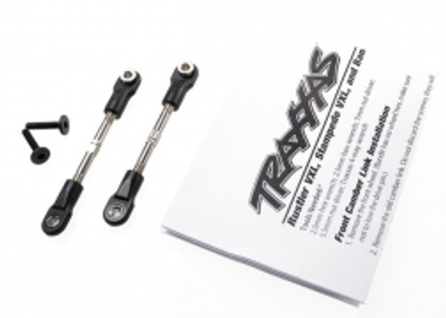 Traxxas 2444 Turnbuckles, camber link, 47mm (67mm centre to centre) (front) (assembled with rod ends and hollow balls) (1 left, 1 right)