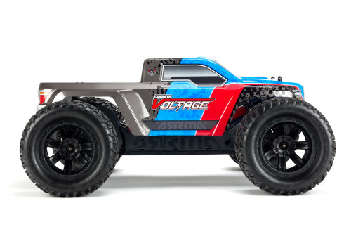 ARRMA GRANITE VOLTAGE 2WD MONSTER TRUCK, RED/BLACK WITH BATTERY & CHARGER
