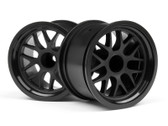 HPI BBS SPOKE WHEEL 48x38mm BLACK (14mm OFFFSET/2pcs) Use with 109157 FALKEN SLICK TIRE 34mm