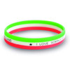 Coloured stripe wristband