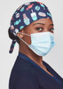 Unisex Printed Scrub Cap