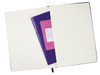 Notebook A5 size 192 creamed lined pages and expandable pocket  with elastic enclosure BEST VALUE NOTEBOOK